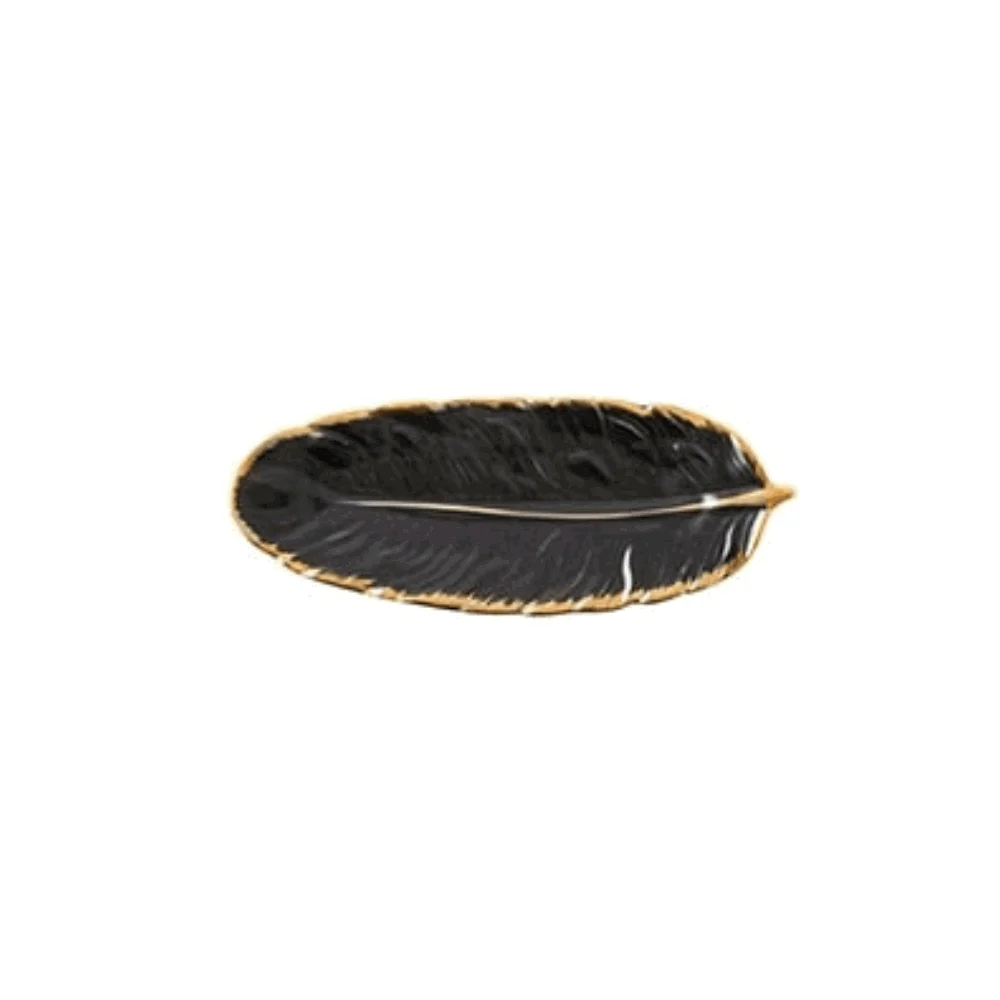 Homeko_Ceramic_Feather_Tray_-_-4221333 Homeko Ceramic Feather Tray -
