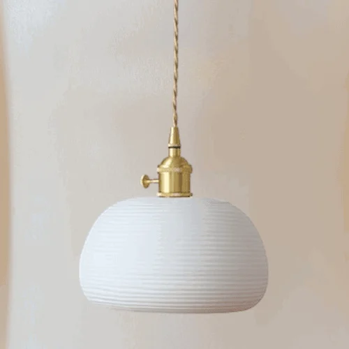 Homeko Ceramic Lampshade Pendant Light -