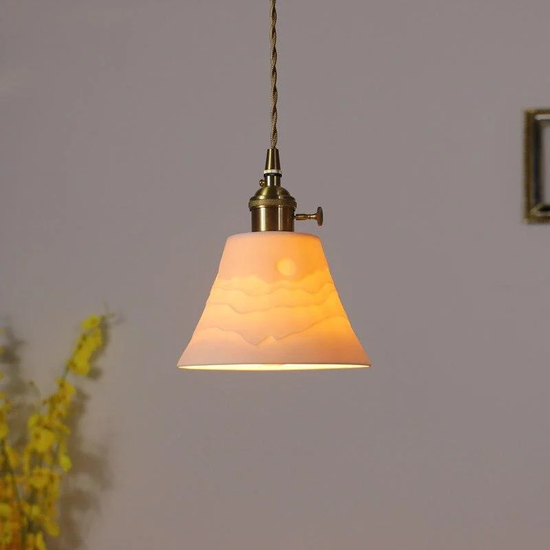 Homeko Ceramic Lampshade Pendant Light -