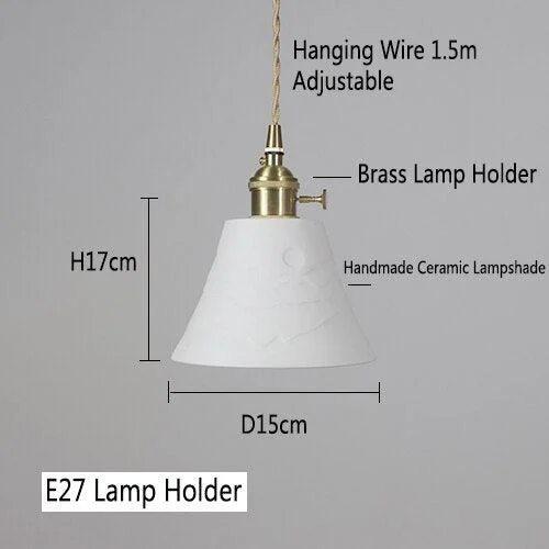 Homeko_Ceramic_Lampshade_Pendant_Light_-_-4221396 Homeko Ceramic Lampshade Pendant Light -