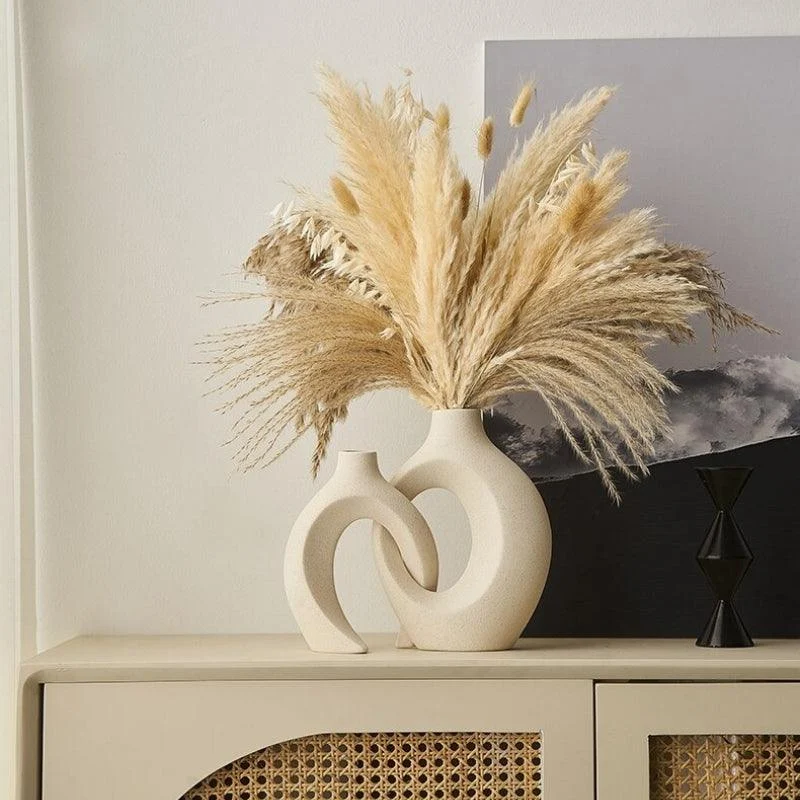 Homeko_Ceramic_Modular_Abstract_Pampas_Grass_Vase_-_-4221429 Homeko Ceramic Modular Abstract Pampas Grass Vase -