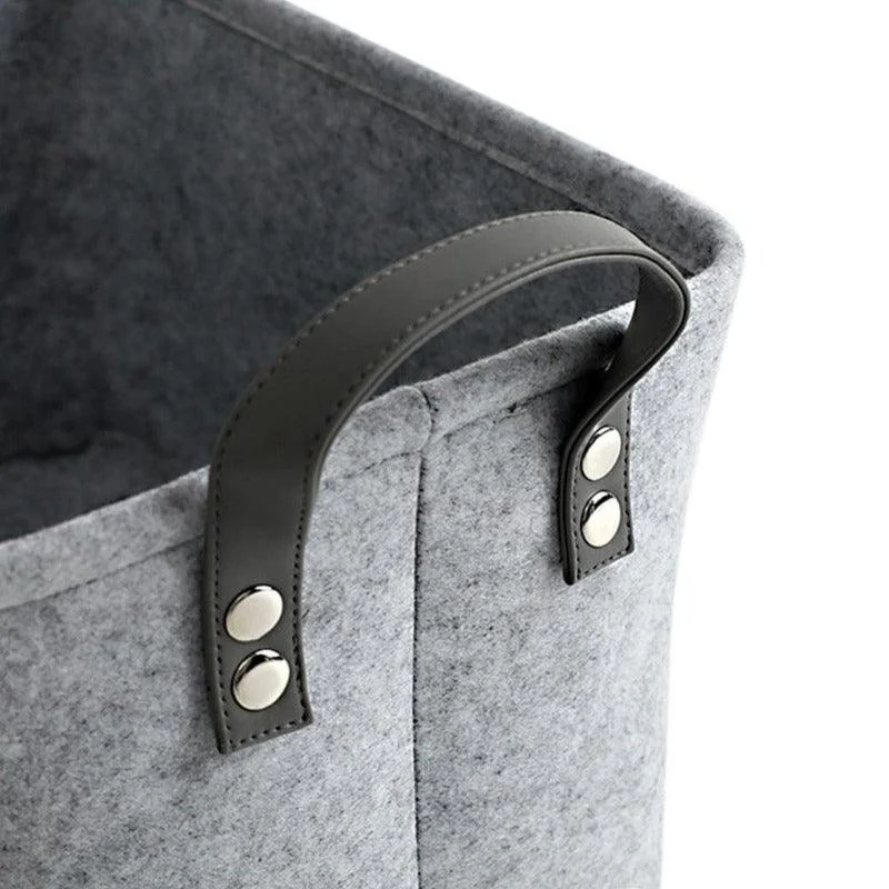 Homeko_Collapsible_Felt_Storage_Basket_-_-4223213 Homeko Collapsible Felt Storage Basket -