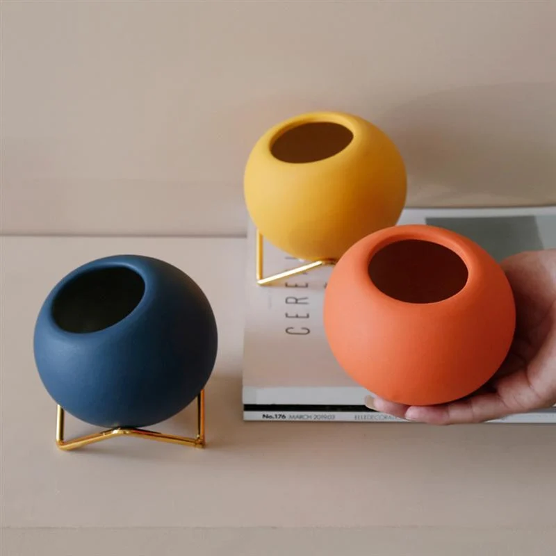 Homeko_Colors_Ceramic_Planter_Pots_with_Stand_-_-4223648 Homeko Colors Ceramic Planter Pots with Stand -
