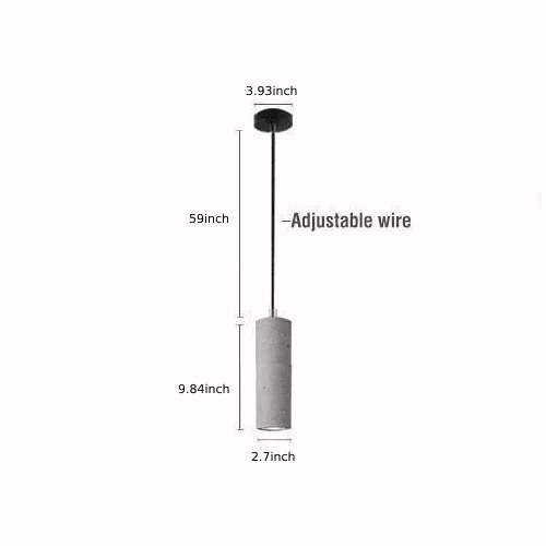 Homeko_Concrete_Tube_Pendant_Lamp_-_-4223966 Homeko Concrete Tube Pendant Lamp -