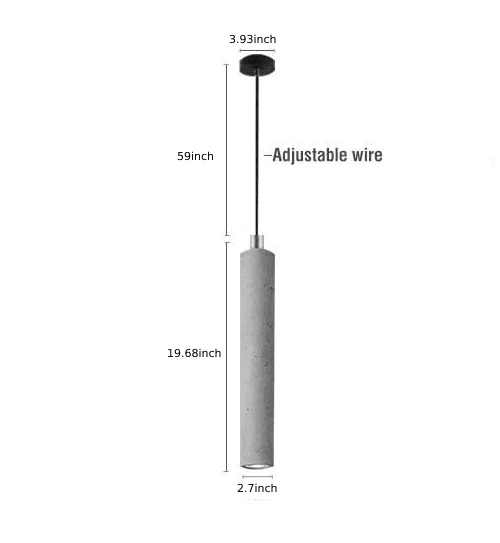 Homeko_Concrete_Tube_Pendant_Lamp_-_-4223969 Homeko Concrete Tube Pendant Lamp -