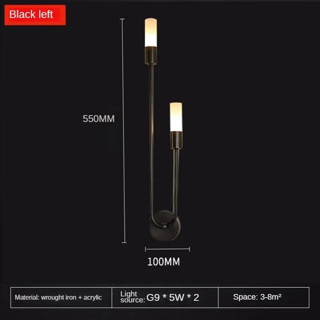 Homeko Copper U-Shape Luster LED Wall Lamp -