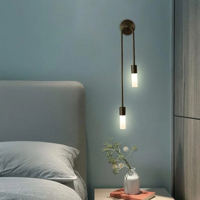 Homeko Copper U-Shape Luster LED Wall Lamp -