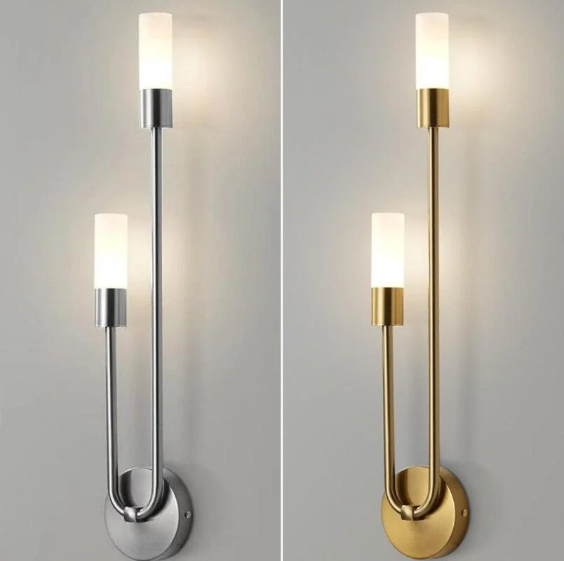 Homeko Copper U-Shape Luster LED Wall Lamp -