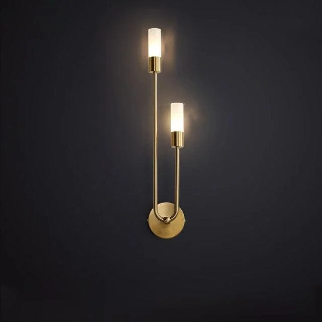 Homeko Copper U-Shape Luster LED Wall Lamp -