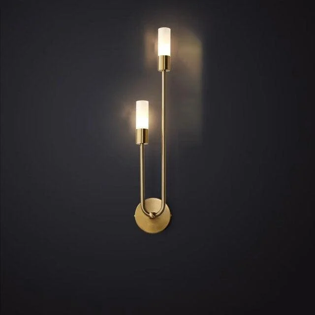 Homeko Copper U-Shape Luster LED Wall Lamp -
