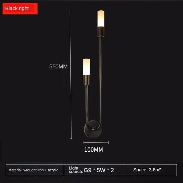 Homeko Copper U-Shape Luster LED Wall Lamp -