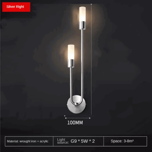 Homeko Copper U-Shape Luster LED Wall Lamp -