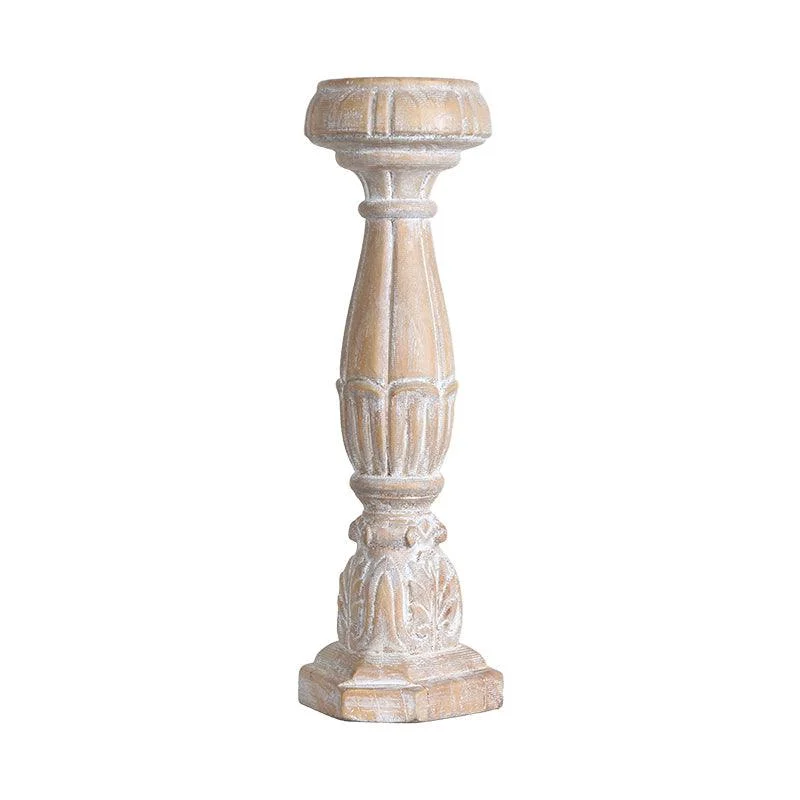 Homeko_Country_Wood_Pillar_Candle_Holders_-_-4225111 Homeko Country Wood Pillar Candle Holders -