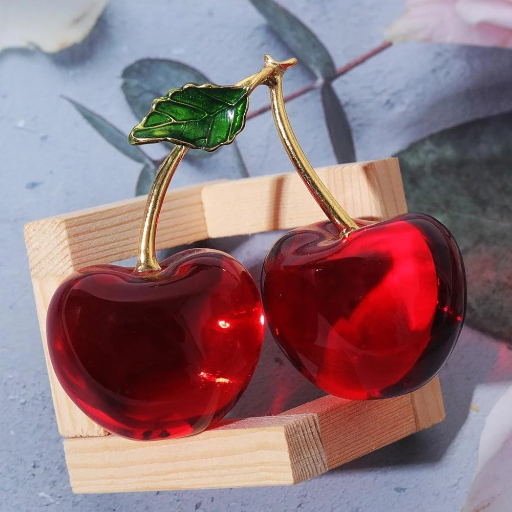 Homeko_Crystal_Cherry_Figurine_-_-4225815 Homeko Crystal Cherry Figurine -