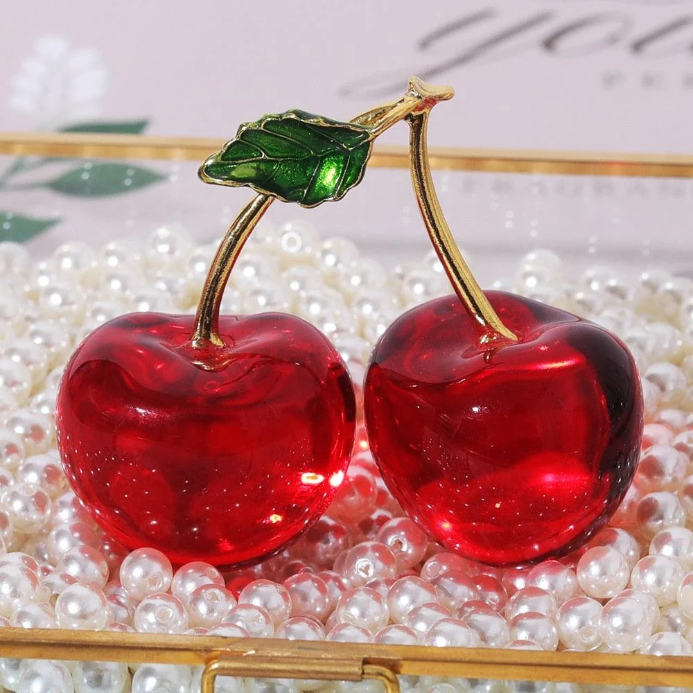 Homeko_Crystal_Cherry_Figurine_-_-4225821 Homeko Crystal Cherry Figurine -