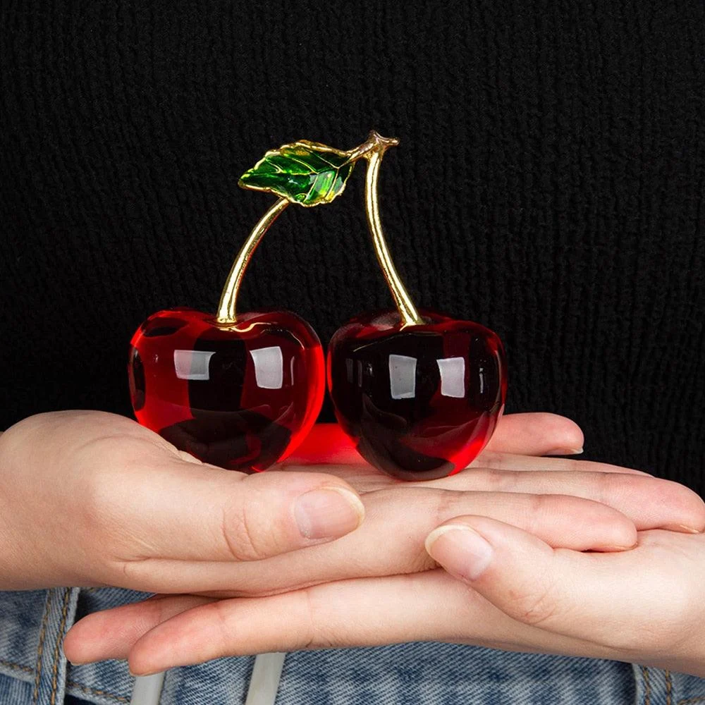 Homeko_Crystal_Cherry_Figurine_-_-4225828 Homeko Crystal Cherry Figurine -