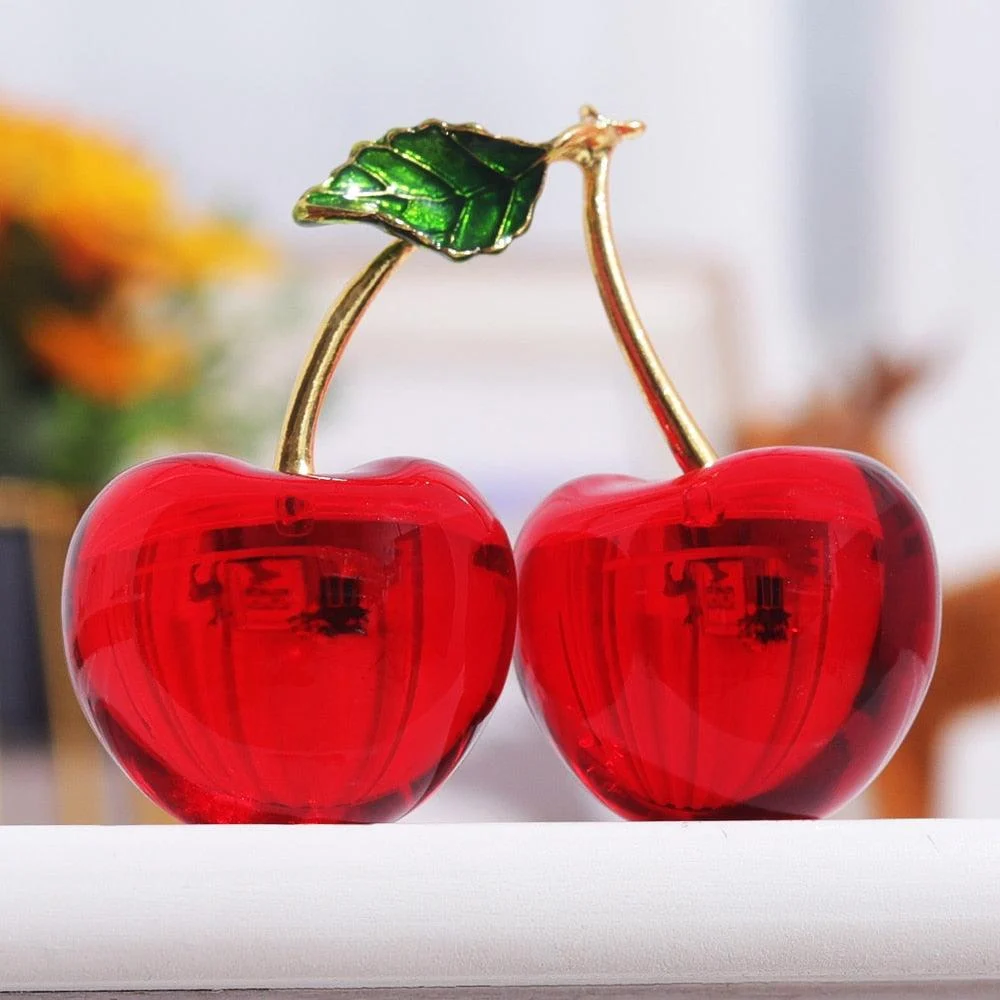 Homeko_Crystal_Cherry_Figurine_-_-4225836 Homeko Crystal Cherry Figurine -