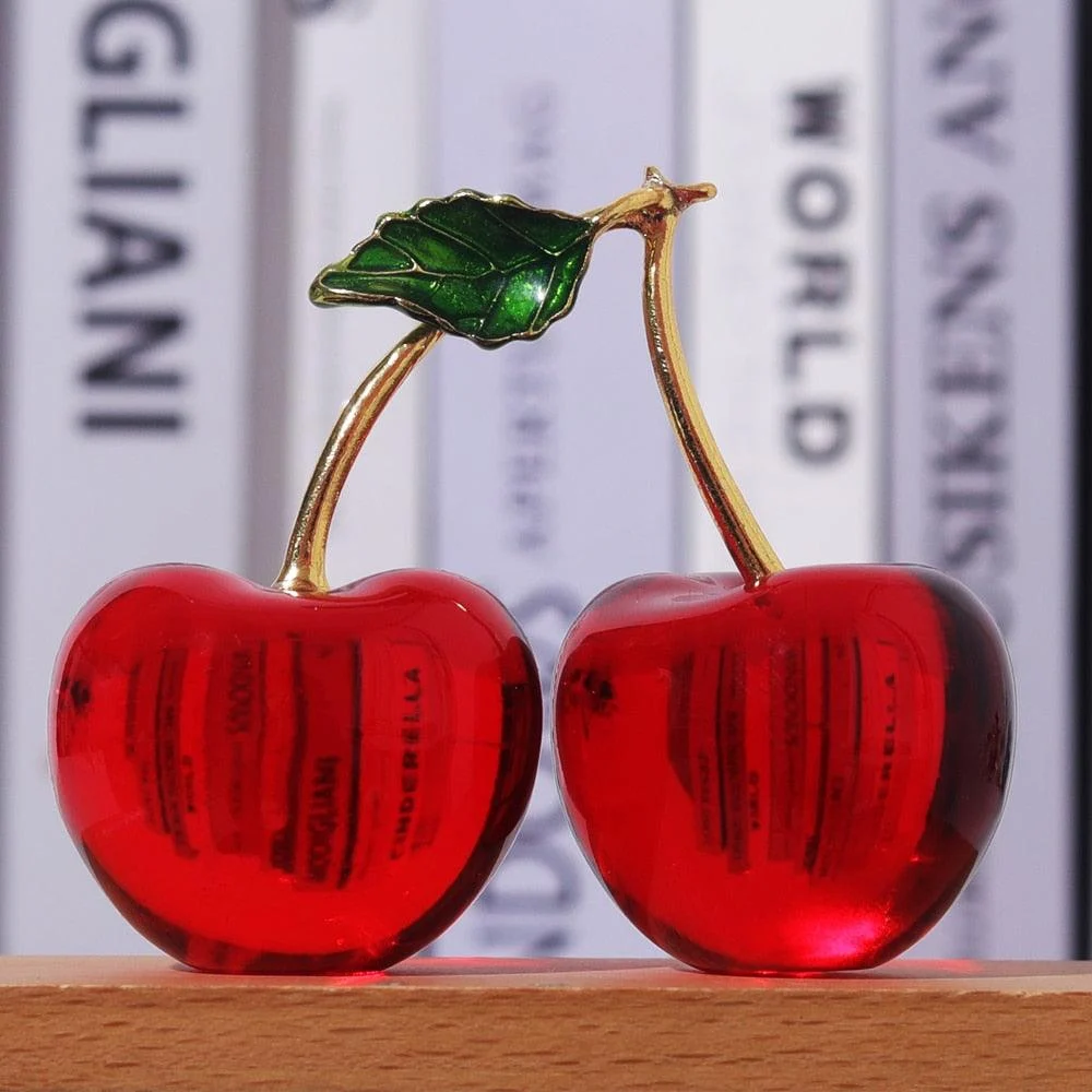 Homeko_Crystal_Cherry_Figurine_-_-4225842 Homeko Crystal Cherry Figurine -