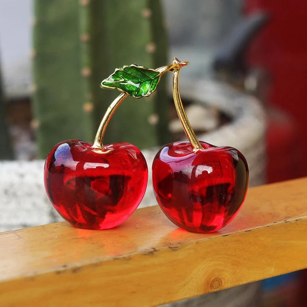Homeko_Crystal_Cherry_Figurine_-_-4225847 Homeko Crystal Cherry Figurine -