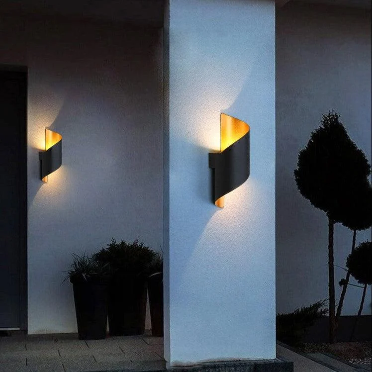 Homeko_Curl_Twisted_LED_Wall_Light_-_-4226655 Homeko Curl Twisted LED Wall Light -