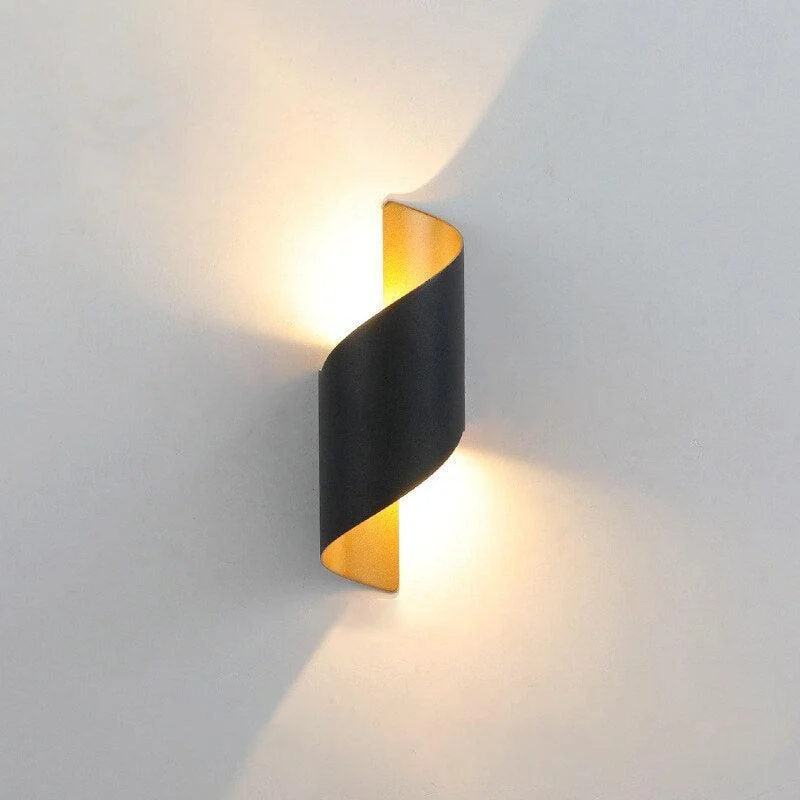Homeko_Curl_Twisted_LED_Wall_Light_-_-4226700 Homeko Curl Twisted LED Wall Light -