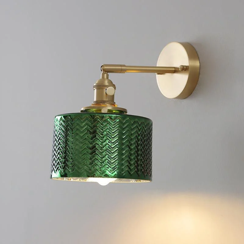Homeko Cylindrical Glass Wall Lamp -