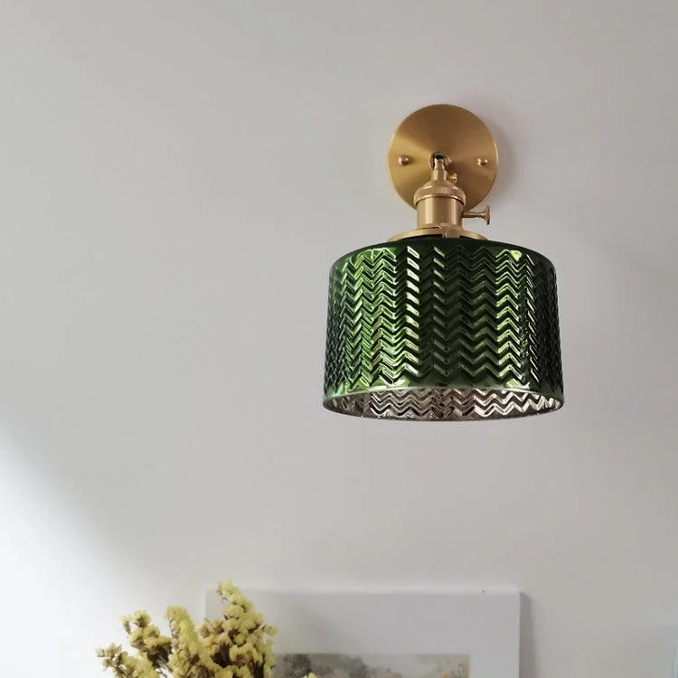 Homeko Cylindrical Glass Wall Lamp -