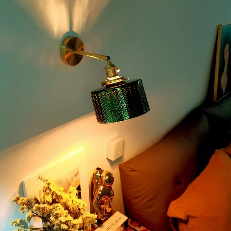 Homeko Cylindrical Glass Wall Lamp -