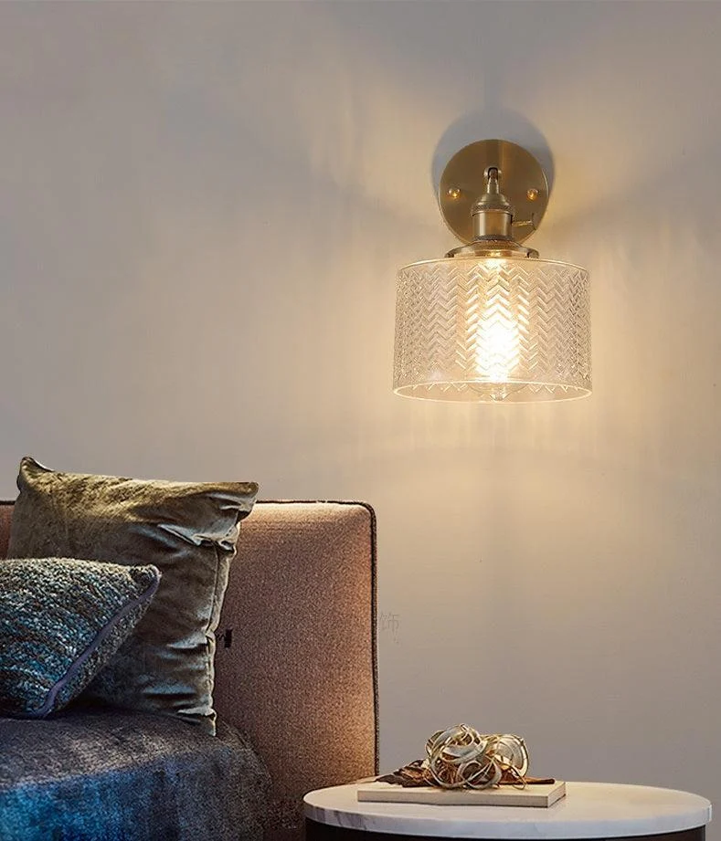 Homeko Cylindrical Glass Wall Lamp -