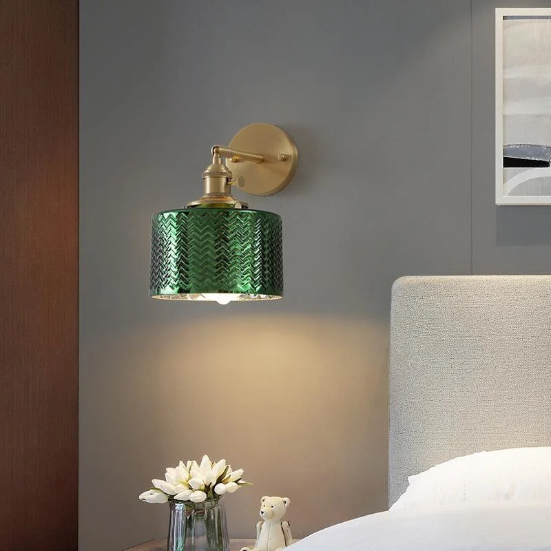 Homeko Cylindrical Glass Wall Lamp -