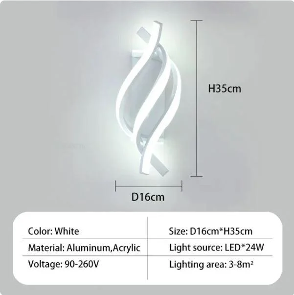 Homeko_Design_Spiral_Wall_Lamp_-_-4228626 Homeko Design Spiral Wall Lamp -