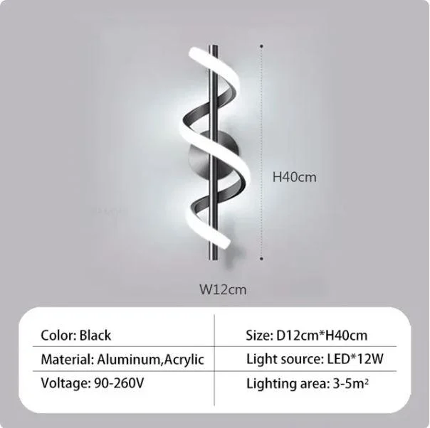 Homeko_Design_Spiral_Wall_Lamp_-_-4228632 Homeko Design Spiral Wall Lamp -
