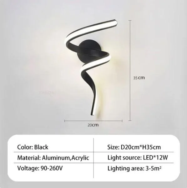 Homeko_Design_Spiral_Wall_Lamp_-_-4228655 Homeko Design Spiral Wall Lamp -