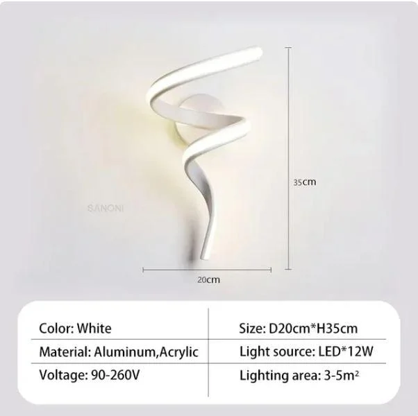 Homeko_Design_Spiral_Wall_Lamp_-_-4228661 Homeko Design Spiral Wall Lamp -
