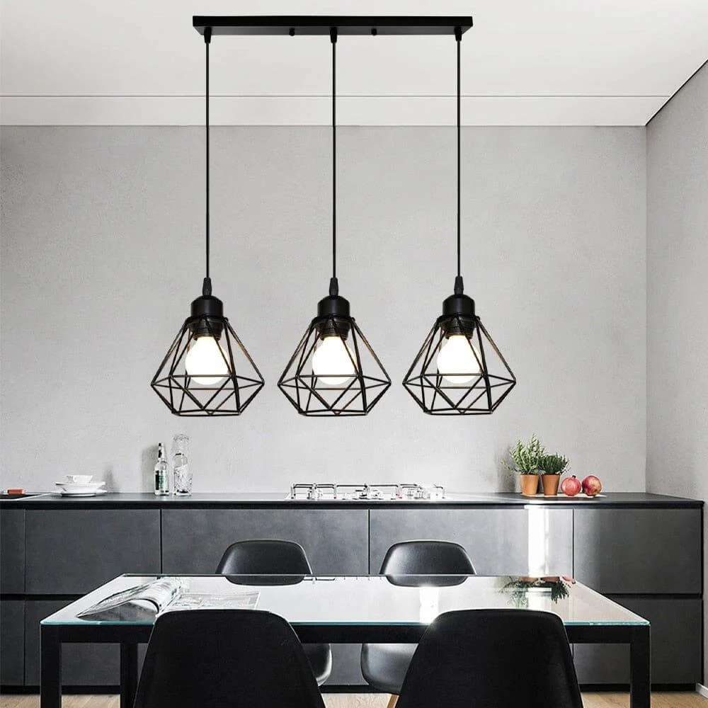 Homeko_Diamond_Shape_Wrought_Metal_Pendant_Lights_-_-4229353 Homeko Diamond Shape Wrought Metal Pendant Lights -