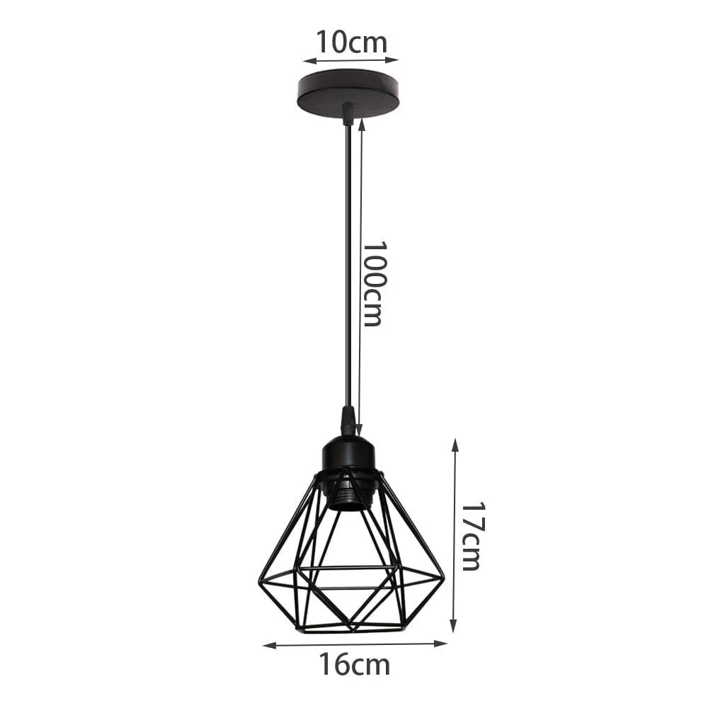 Homeko_Diamond_Shape_Wrought_Metal_Pendant_Lights_-_-4229389 Homeko Diamond Shape Wrought Metal Pendant Lights -