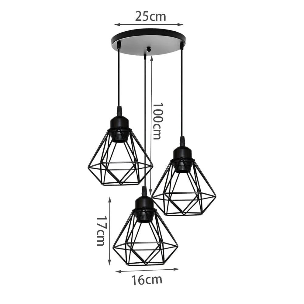 Homeko_Diamond_Shape_Wrought_Metal_Pendant_Lights_-_-4229395 Homeko Diamond Shape Wrought Metal Pendant Lights -