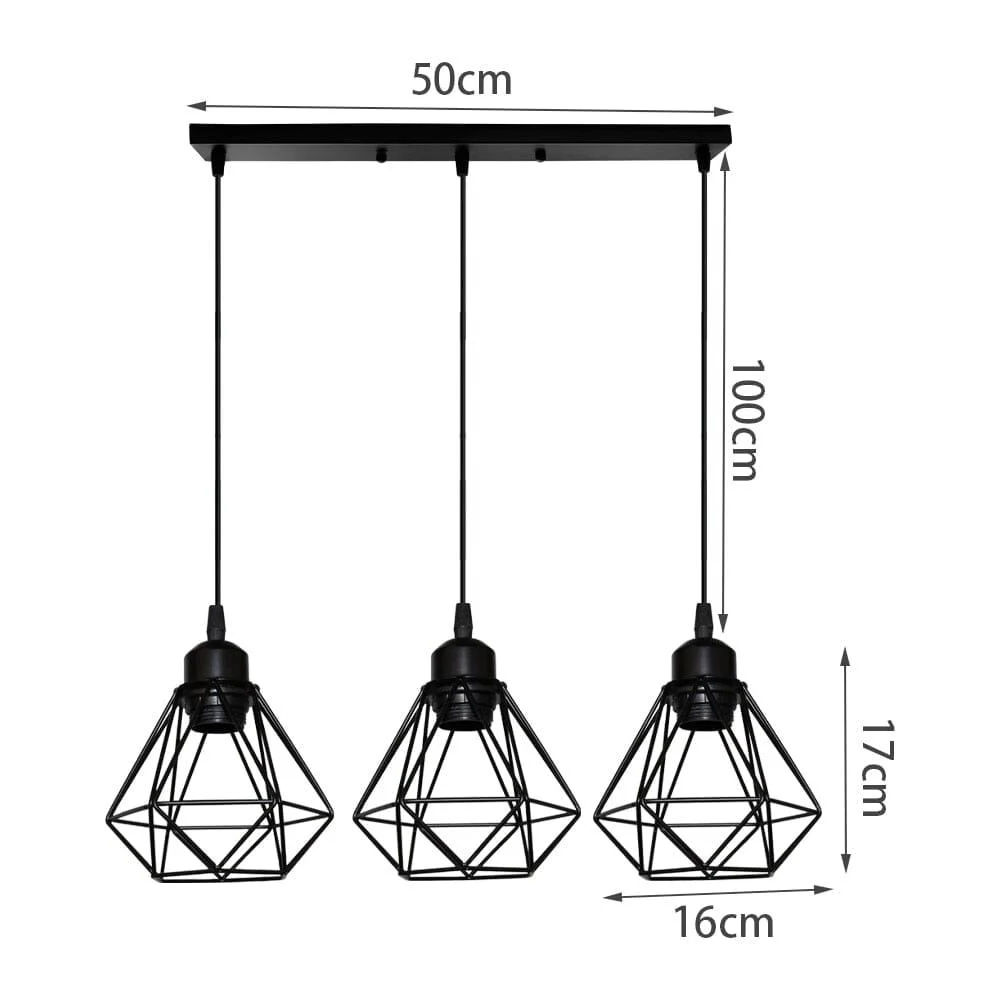 Homeko_Diamond_Shape_Wrought_Metal_Pendant_Lights_-_-4229408 Homeko Diamond Shape Wrought Metal Pendant Lights -
