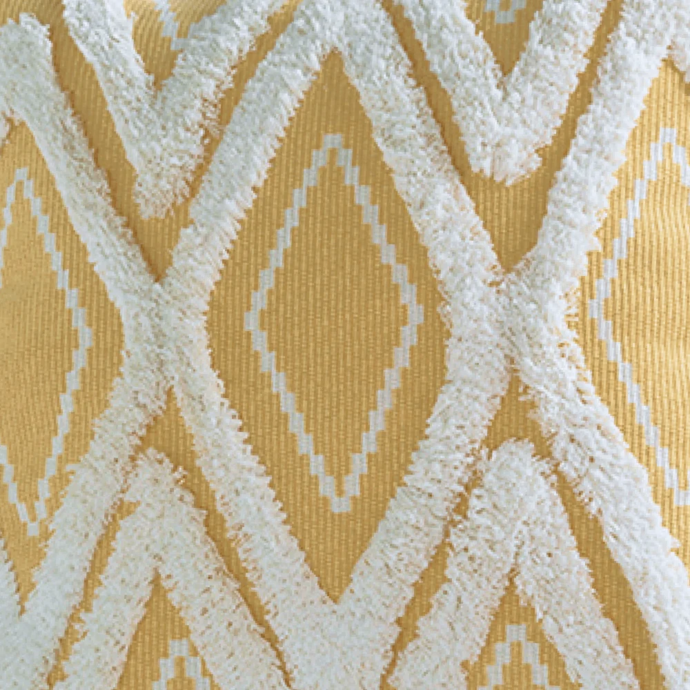 Homeko Diamond Tassel Pillow Cover -