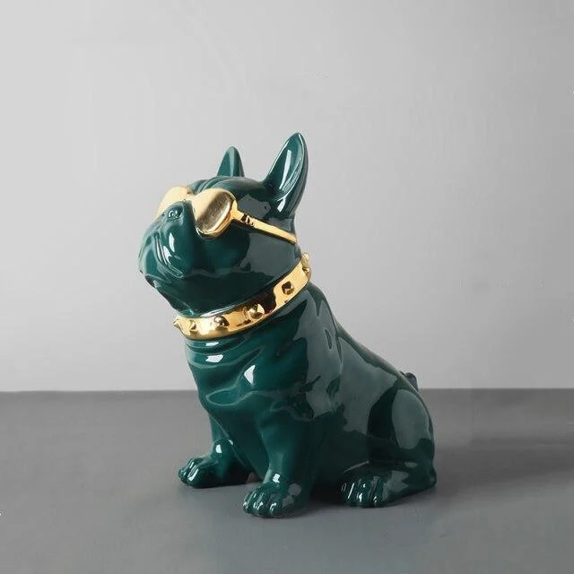 Homeko Dog Ceramic Tissue Box -