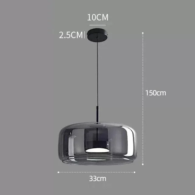 Homeko_Drum_Shaped_LED_Pendant_Light_-_-4230955 Homeko Drum Shaped LED Pendant Light -
