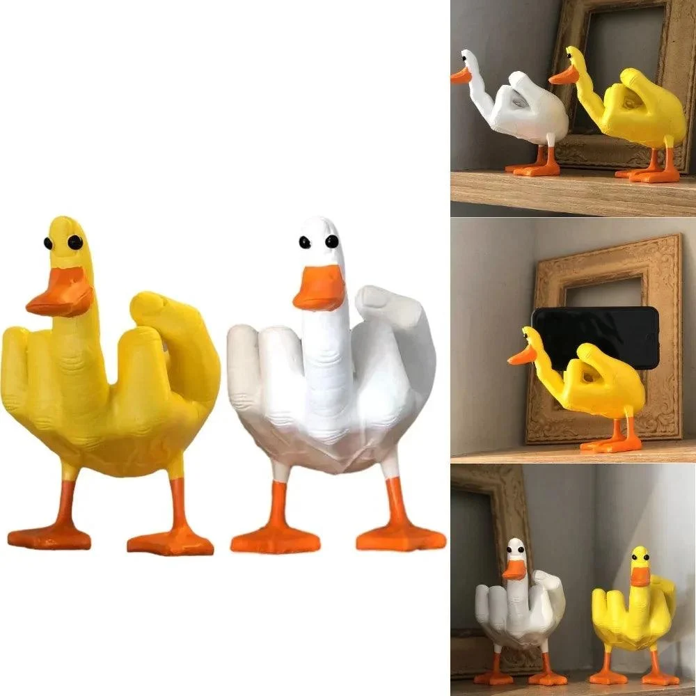 Homeko Duck With A Bad Attitude Sculpture -