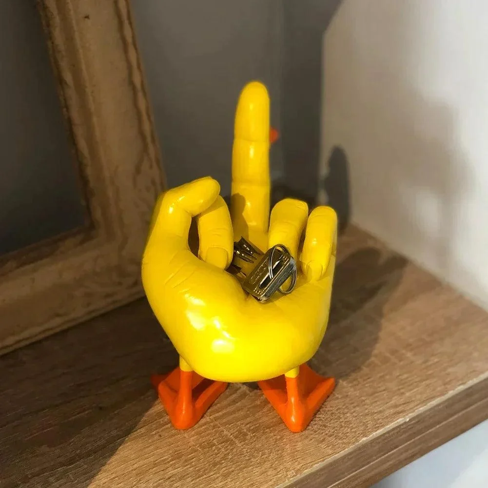Homeko_Duck_With_A_Bad_Attitude_Sculpture_-_-4231045 Homeko Duck With A Bad Attitude Sculpture -