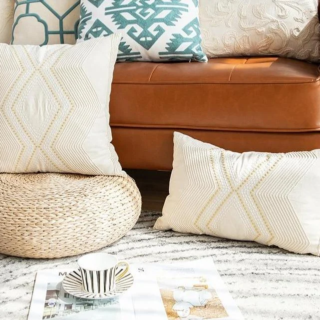 Homeko_Embroidered_Ivory_Pillow_-_-4231530 Homeko Embroidered Ivory Pillow -