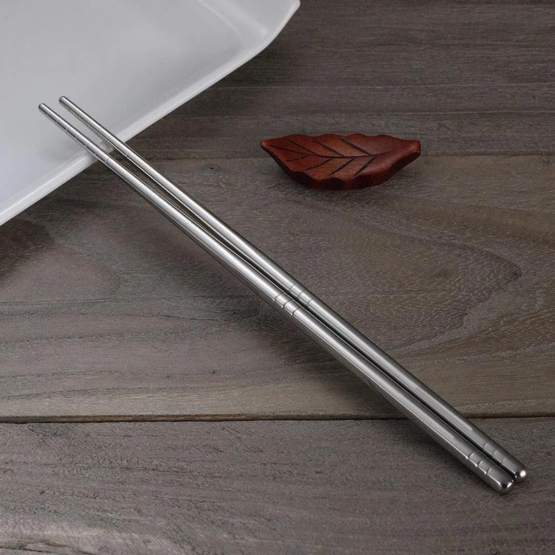 Homeko_Fancy_Stainless_Steel_Chopsticks_5_Pairs_-_-4232765 Homeko Fancy Stainless Steel Chopsticks 5 Pairs -
