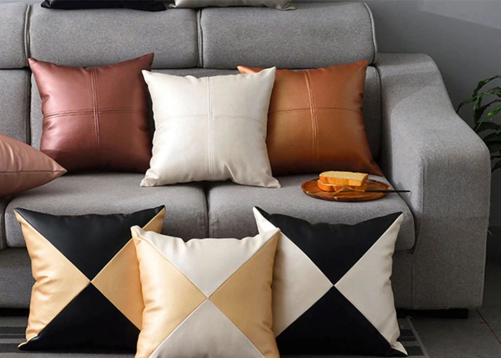 Homeko_Faux_Leather_Pillow_Cover_-_-4233179 Homeko Faux Leather Pillow Cover -