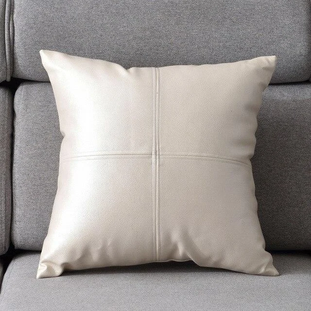 Homeko_Faux_Leather_Pillow_Cover_-_-4233243 Homeko Faux Leather Pillow Cover -