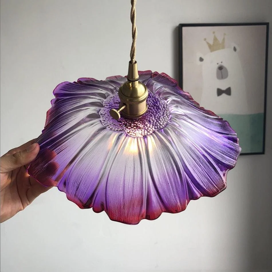 Homeko_Floral_Glass_Pendant_Light_-_-4233688 Homeko Floral Glass Pendant Light -