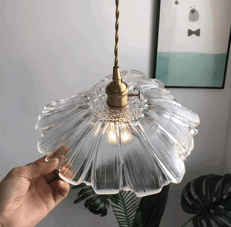 Homeko_Floral_Glass_Pendant_Light_-_-4233742 Homeko Floral Glass Pendant Light -