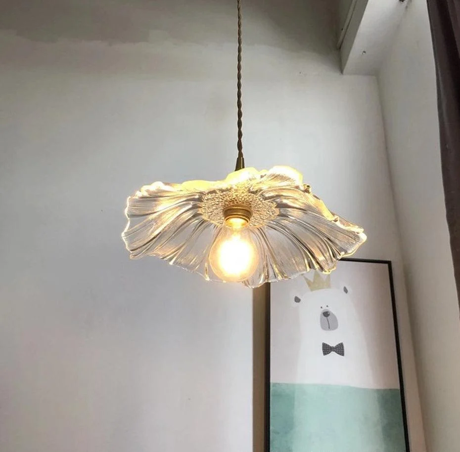 Homeko_Floral_Glass_Pendant_Light_-_-4233774 Homeko Floral Glass Pendant Light -